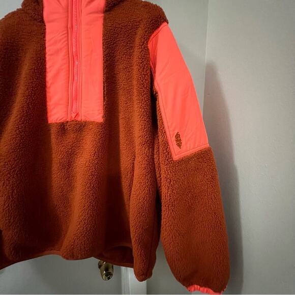 FREE PEOPLE Lead The Pack Fleece Jacket Size Medium - Picture 9 of 15
